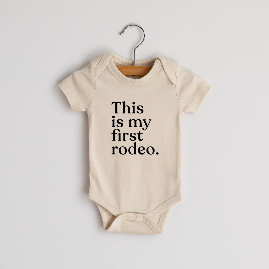 This Is My First Rodeo Organic Bodysuit - Posh & Cozy