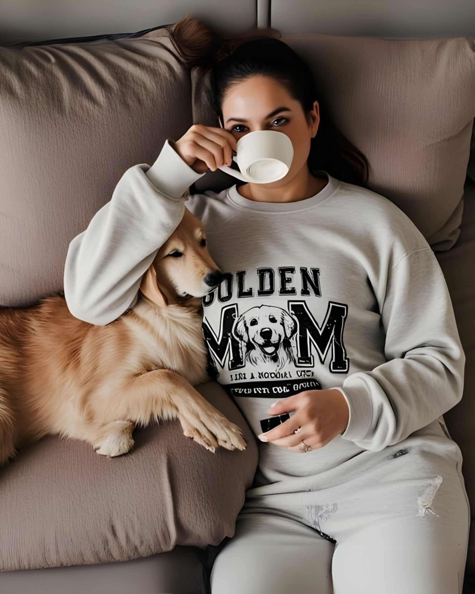 Dog Mom Women's Crewneck - Posh & Cozy
