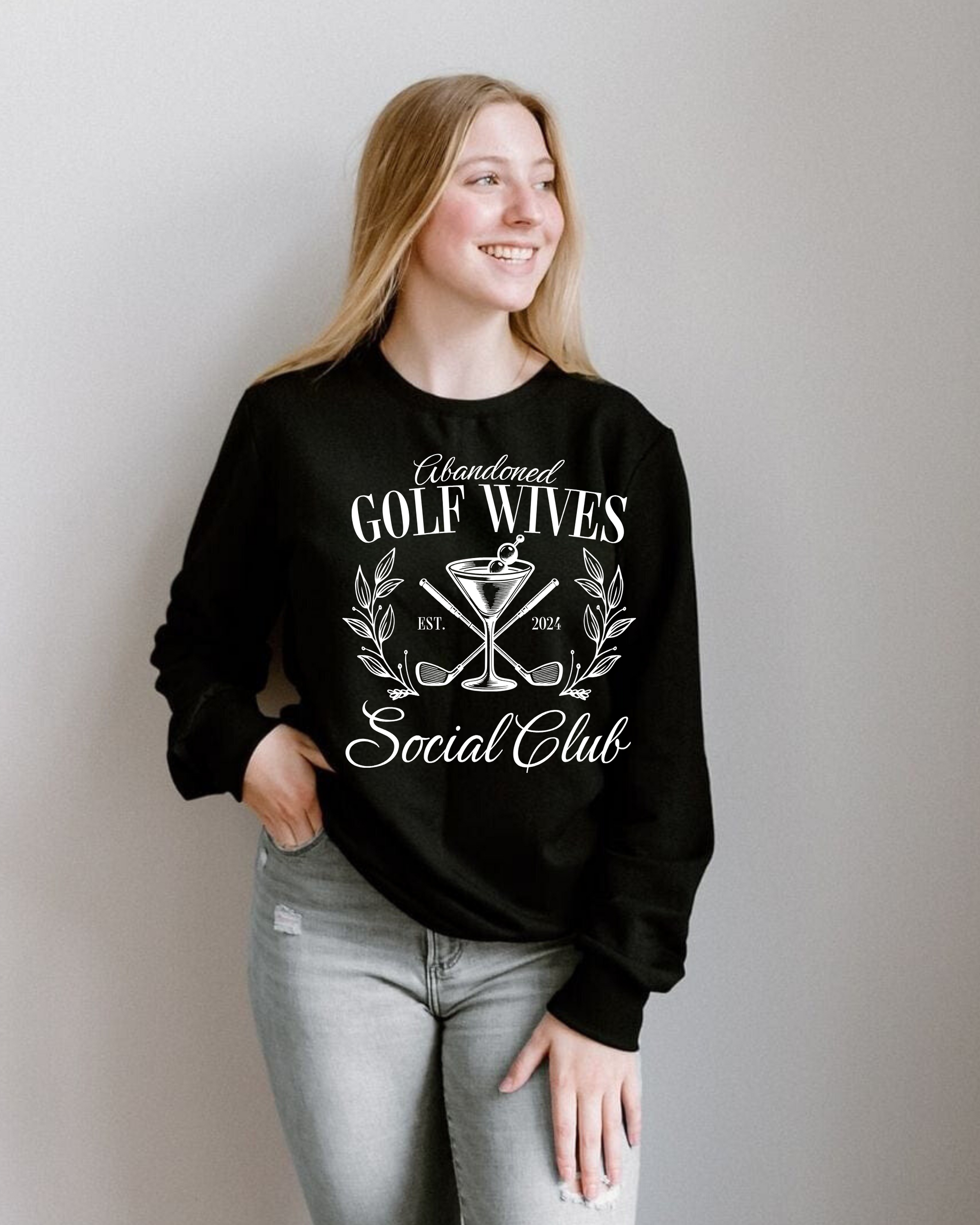 Golf Wives Club Crewneck Women's - Posh & Cozy