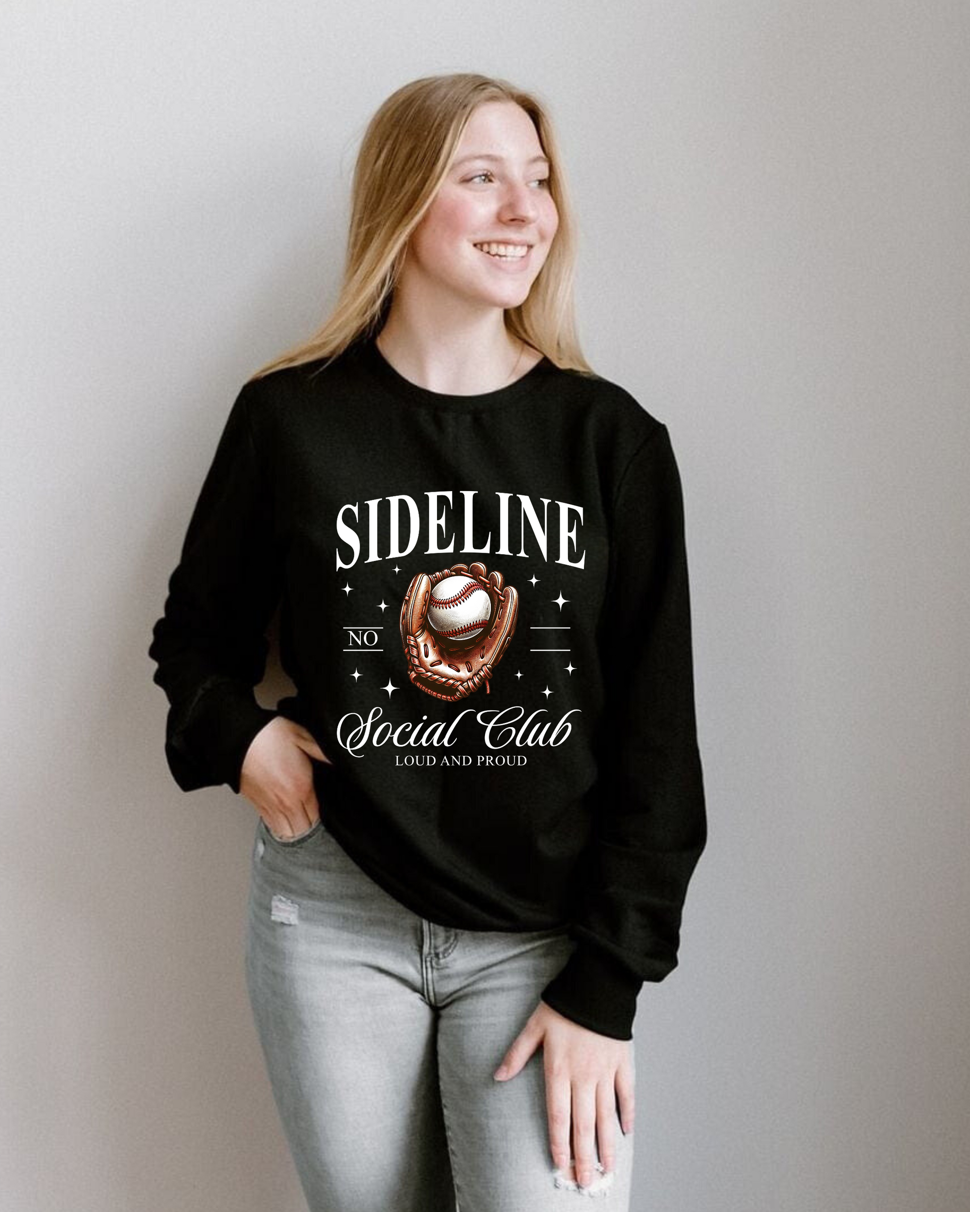 Softball Club Women's Crewneck - Posh & Cozy