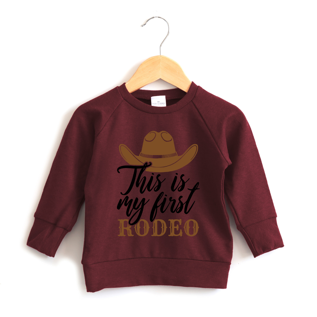 My First Rodeo Baby Crewneck - Posh & Cozy