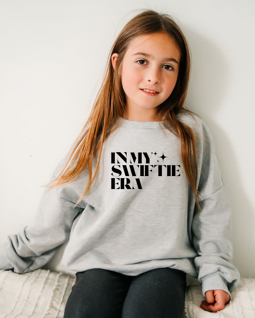 In My Swiftie Era Crewneck Youth - Posh & Cozy