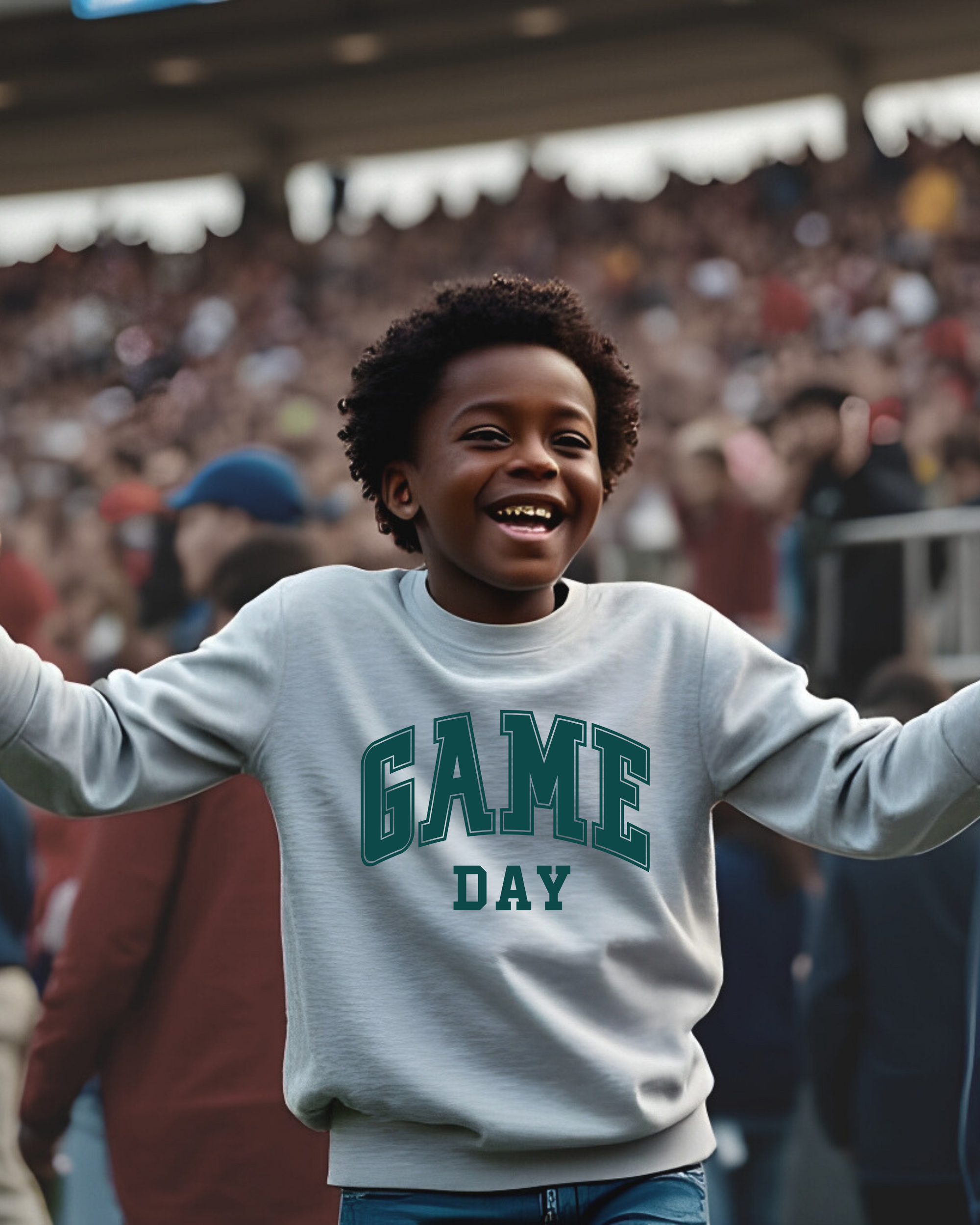 Game Day Youth Crewneck - Posh & Cozy