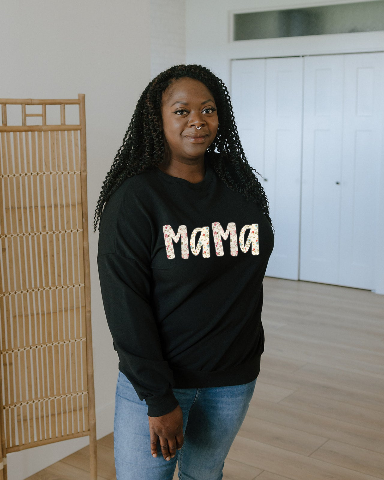 Mama Floral Crewneck Women's - Posh & Cozy