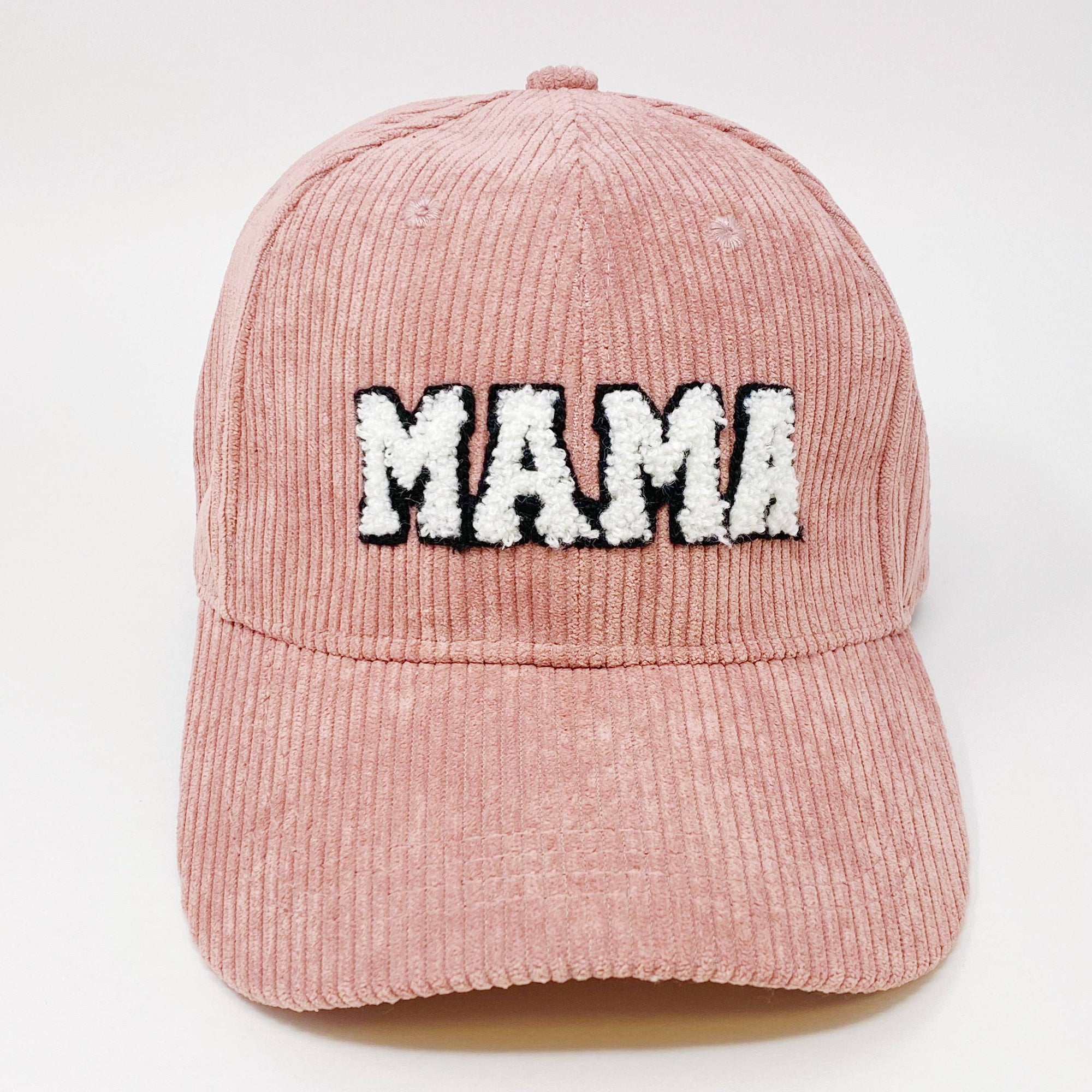 Corduroy Mama Ball Cap: Pink - Posh & Cozy