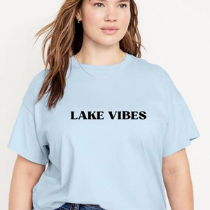 Lake Vibes Tee Shirt Women's - Posh & Cozy