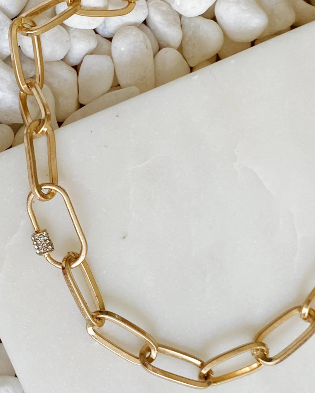 Unique Chain Link Necklace - Posh & Cozy