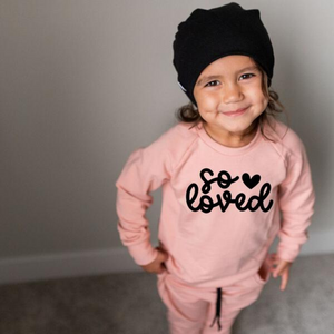 SO LOVED Crewneck - Posh & Cozy