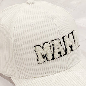 Corduroy Mama Ball Cap: Pink - Posh & Cozy