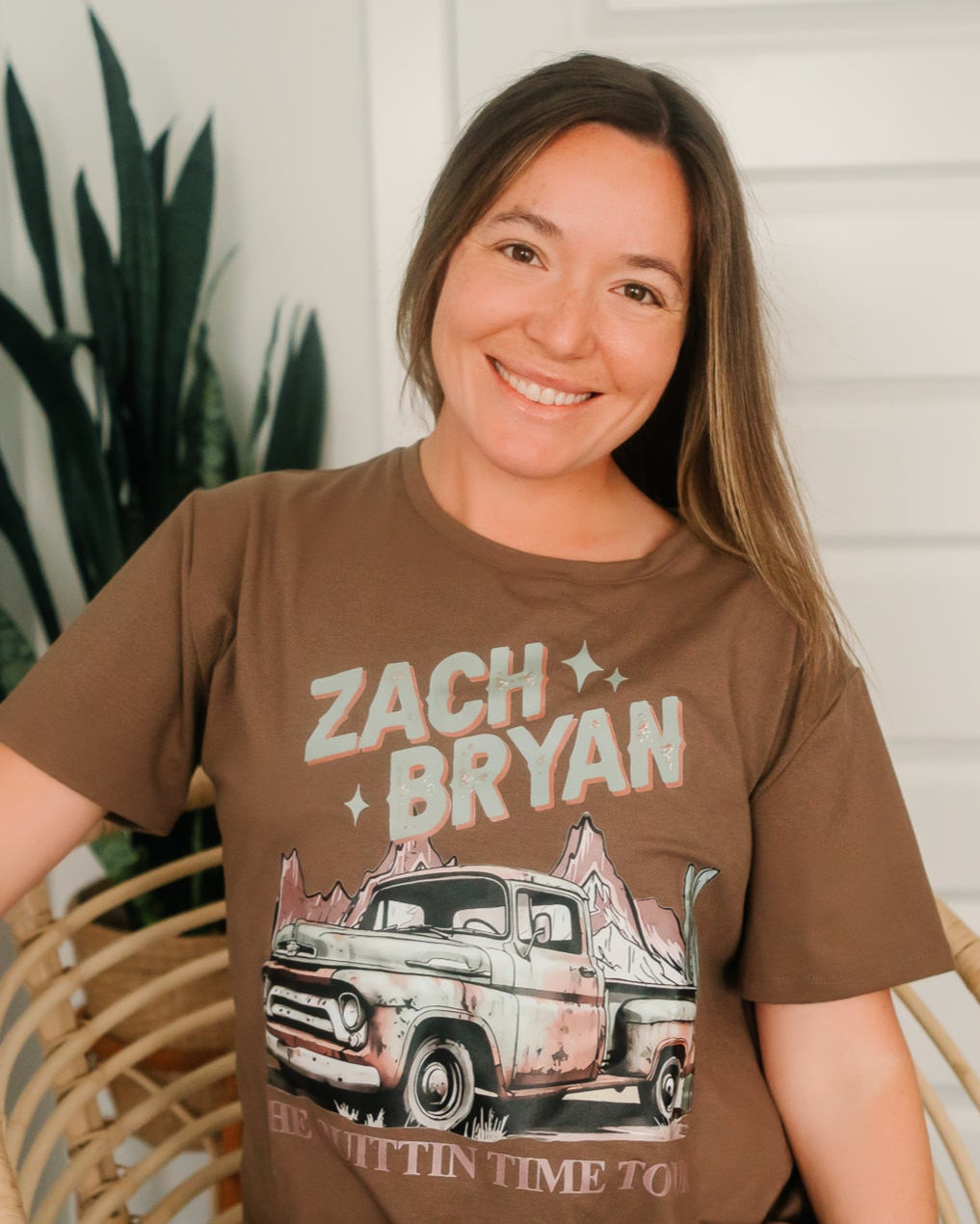 Zach Bryan Concert Tee Shirt Women's - Posh & Cozy