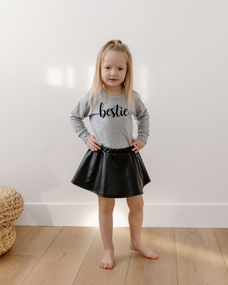 Bestie Cursive Crewneck - Posh & Cozy