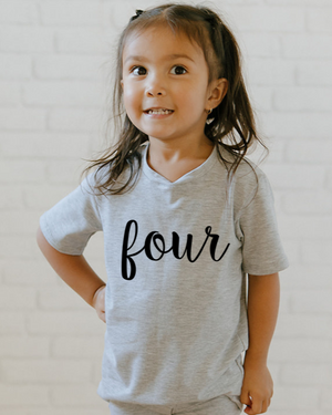 Milestone Tee Shirt - Posh & Cozy