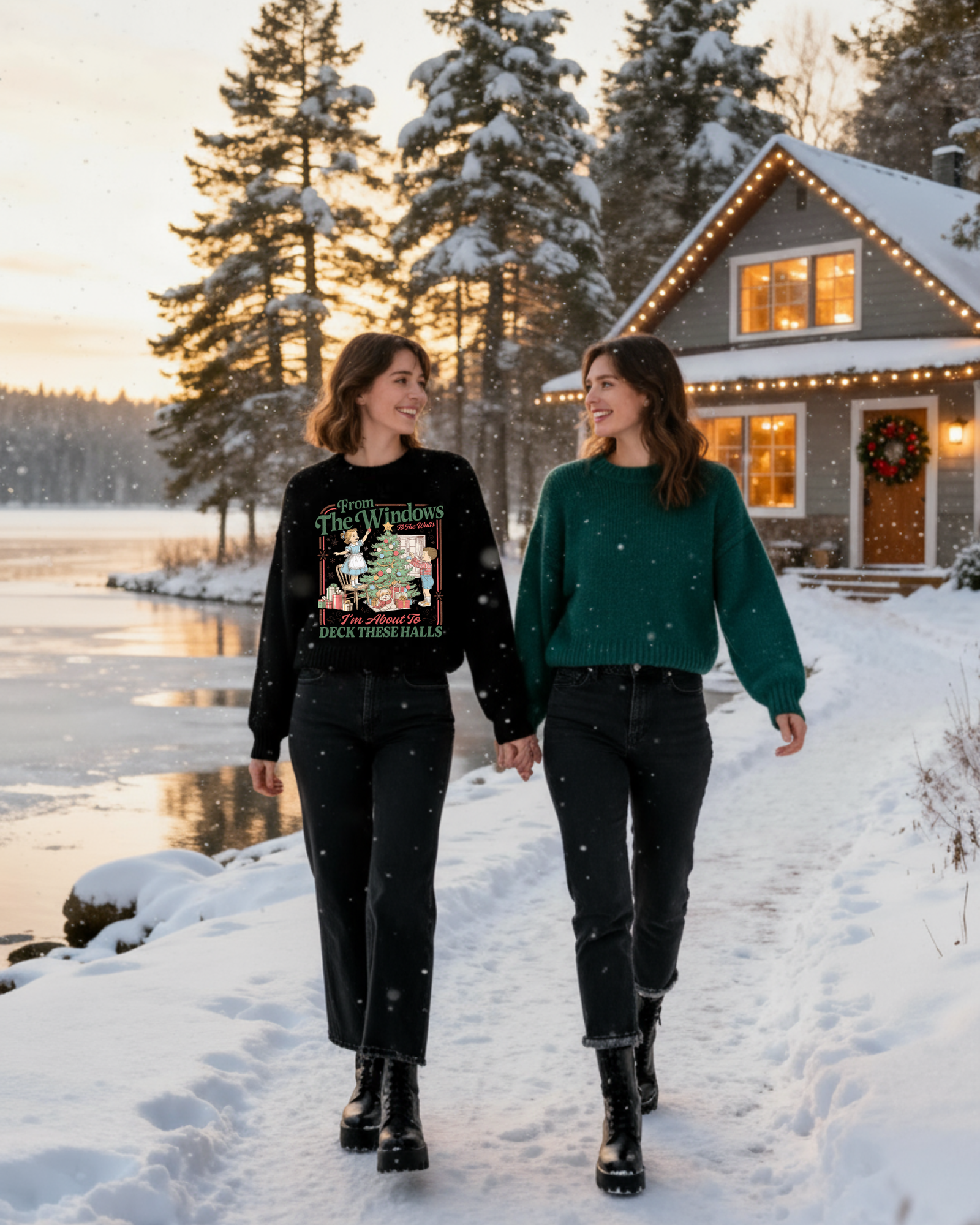 Deck the Halls Women's Crewneck