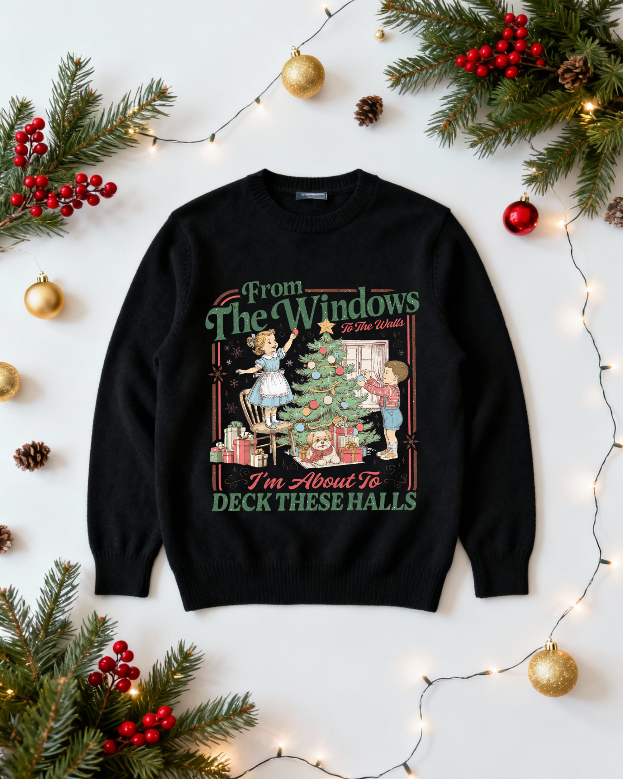 Deck the Halls Women's Crewneck