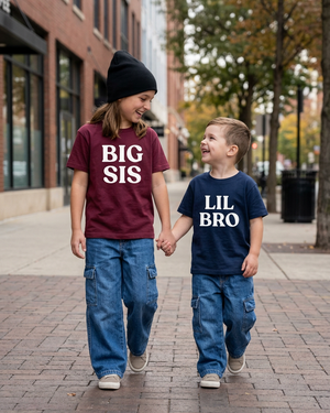 Big Bro & Sis Youth Tee Shirt - Posh & Cozy