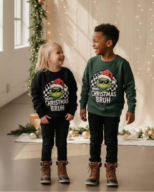 The Grinchmas Youth Crewneck