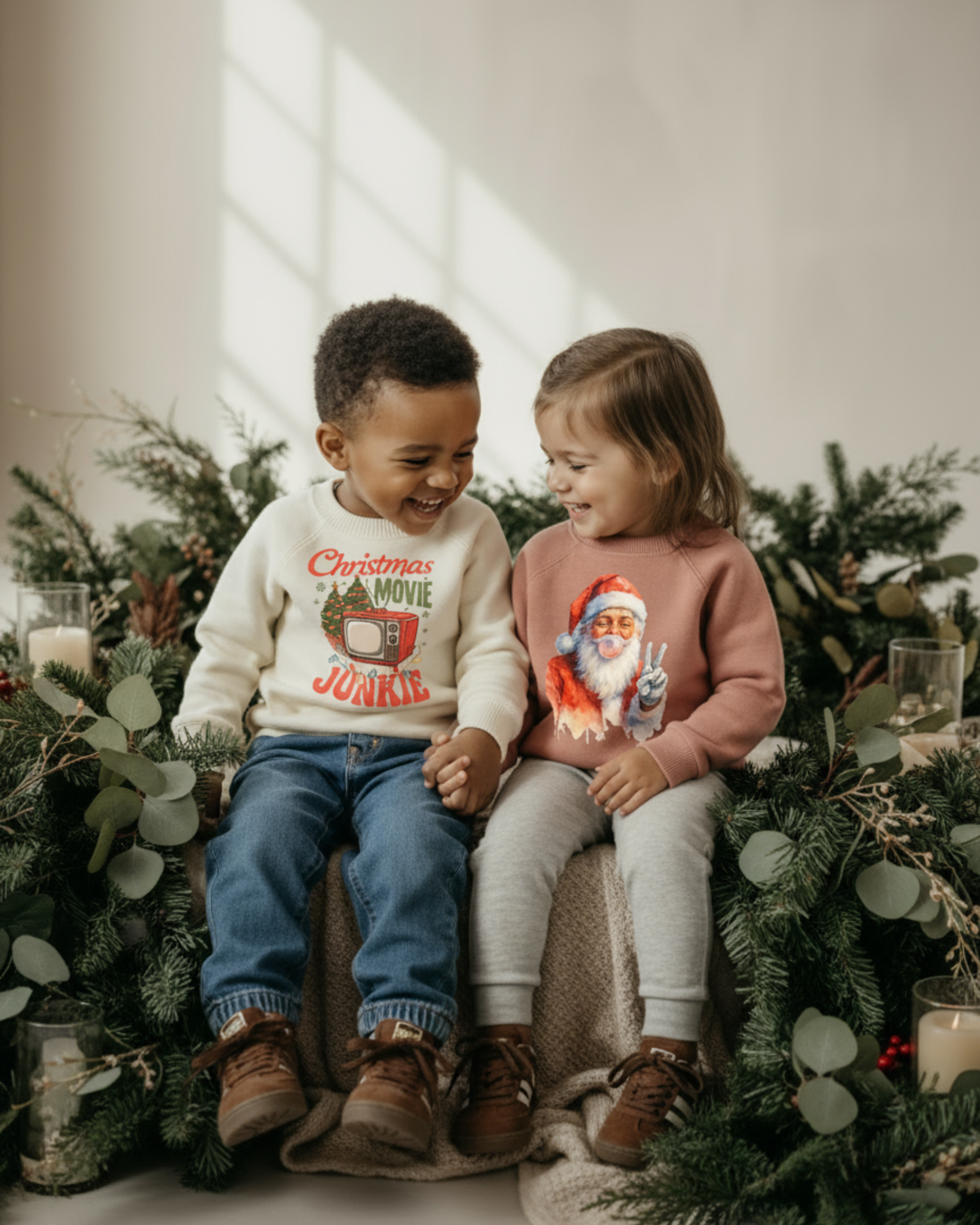 Christmas Movie Junkie Crewneck