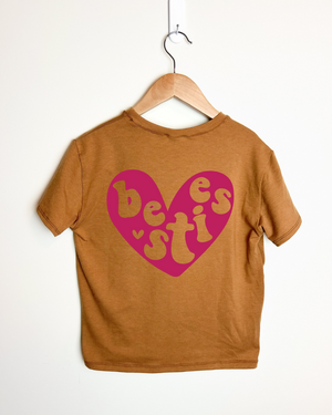 Bestie Heart Women's Tee Shirt - Posh & Cozy
