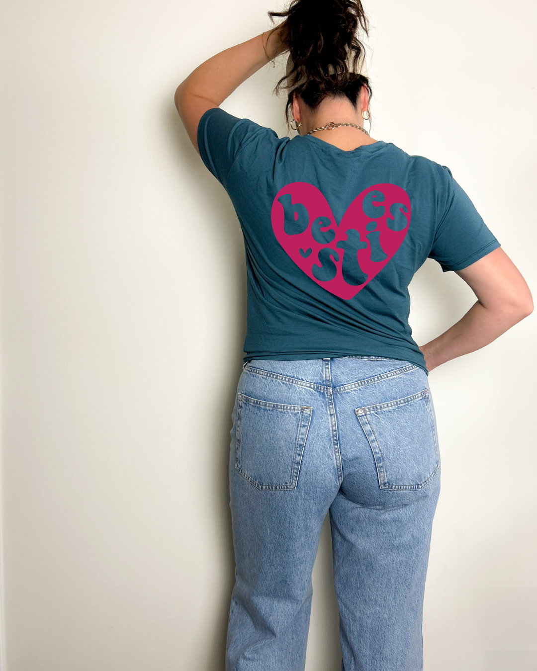 Bestie Heart Women's Tee Shirt - Posh & Cozy