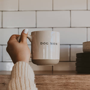 Dog Mom Stoneware Coffee Mug - Gifts & Home Decor - Posh & Cozy