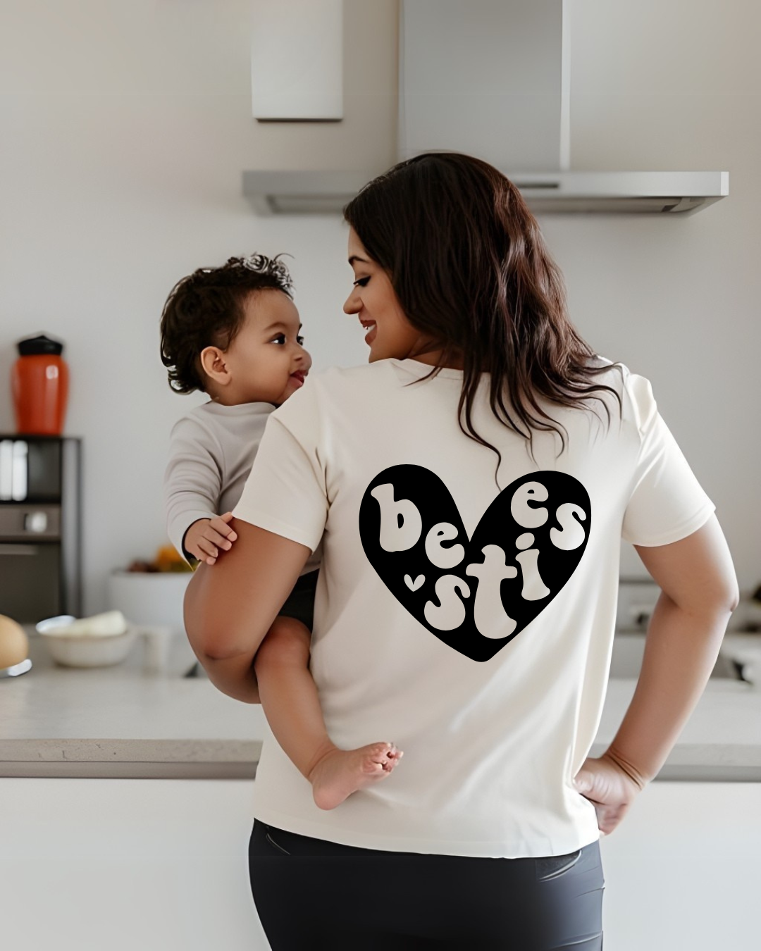 Bestie Heart Women's Tee Shirt
