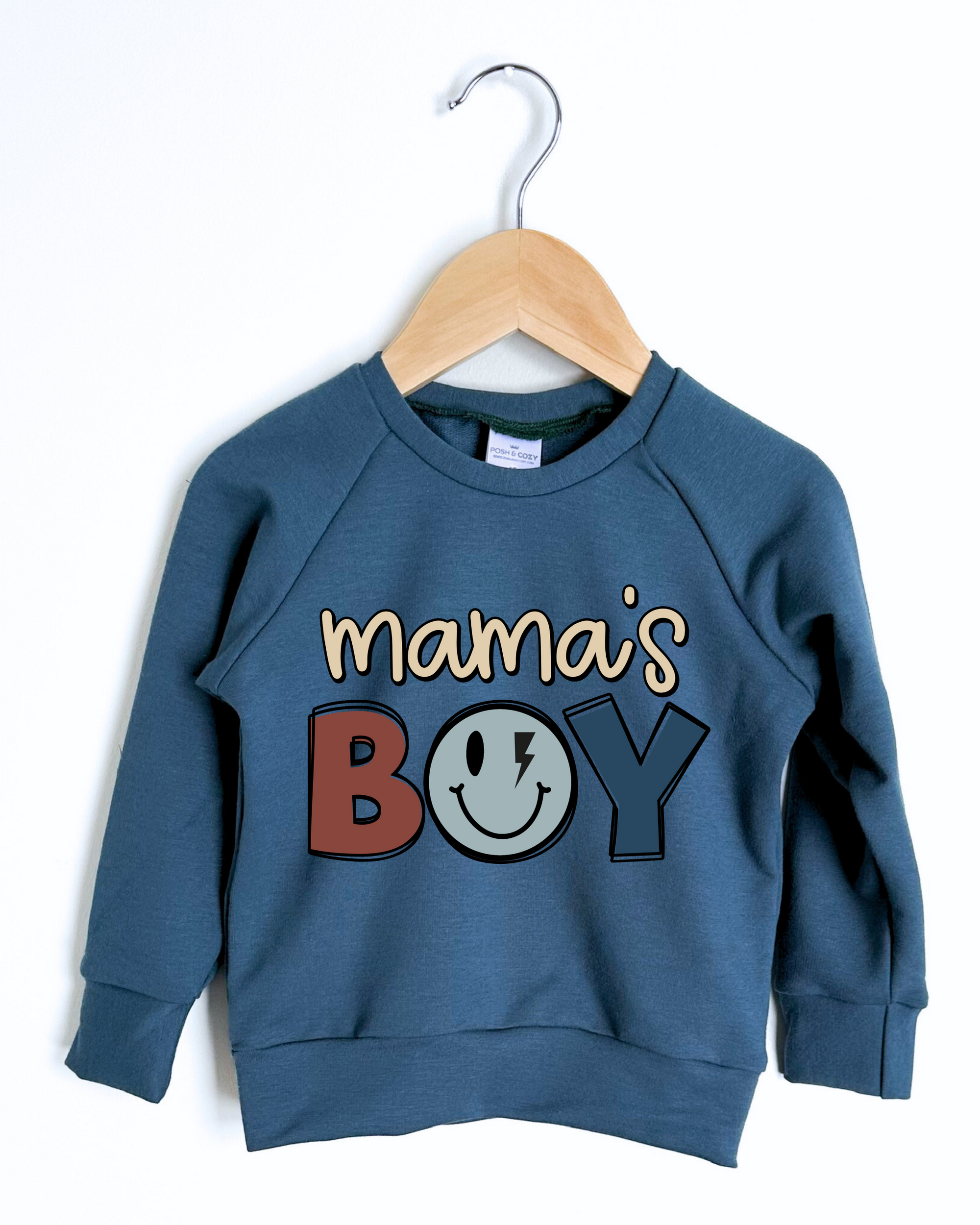 Mama's Boy Crewneck - Posh & Cozy