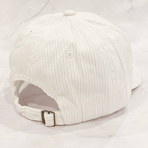 Corduroy Mama Ball Cap: Pink - Posh & Cozy