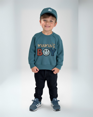 Mama's Boy Crewneck - Posh & Cozy