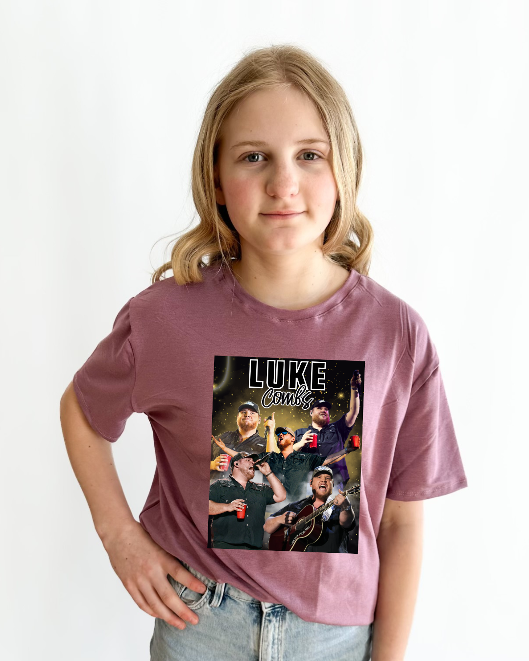 Luke Combs Youth Band Tee Shirt - Posh & Cozy
