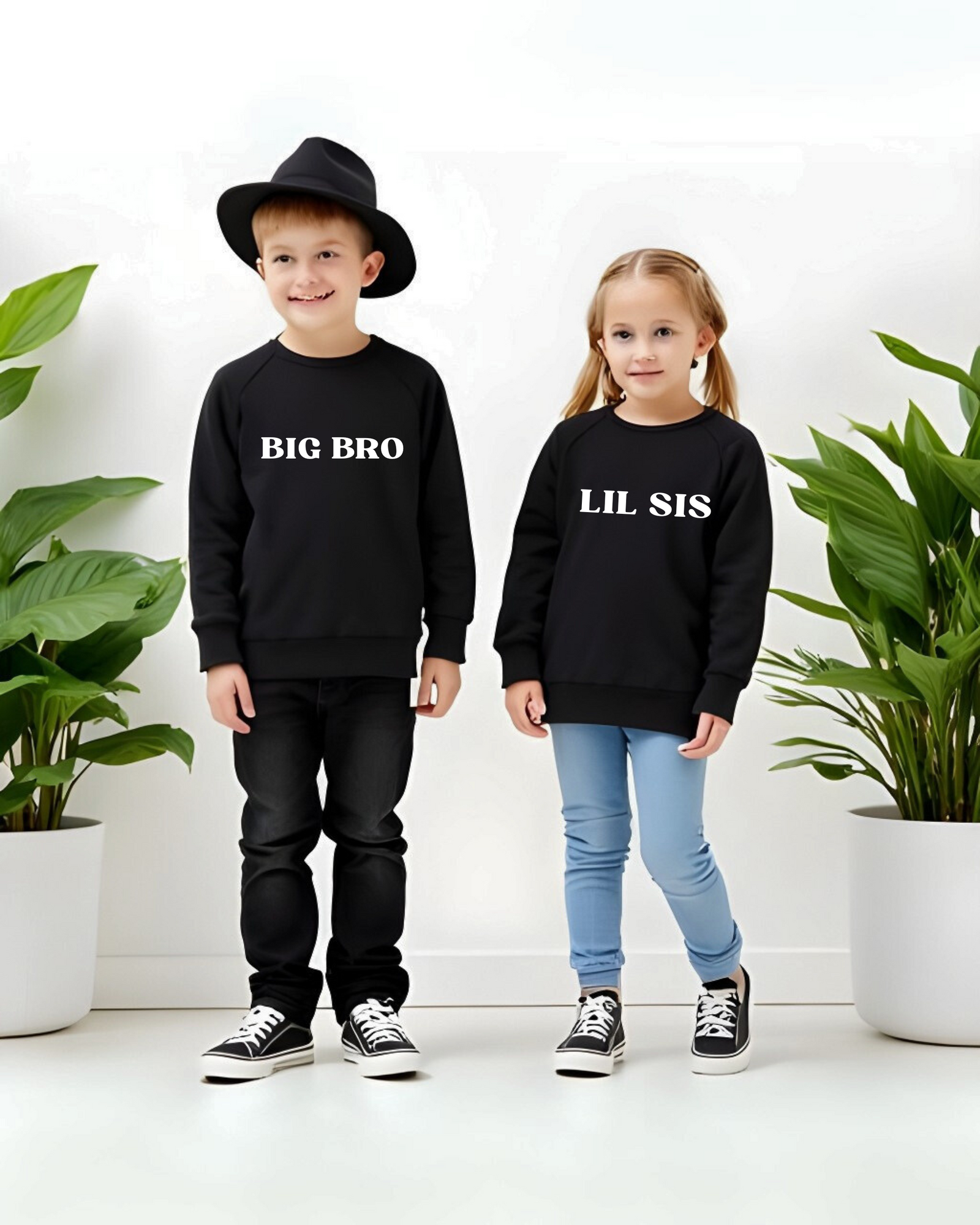 Lil & Big Bro Crewneck - Posh & Cozy