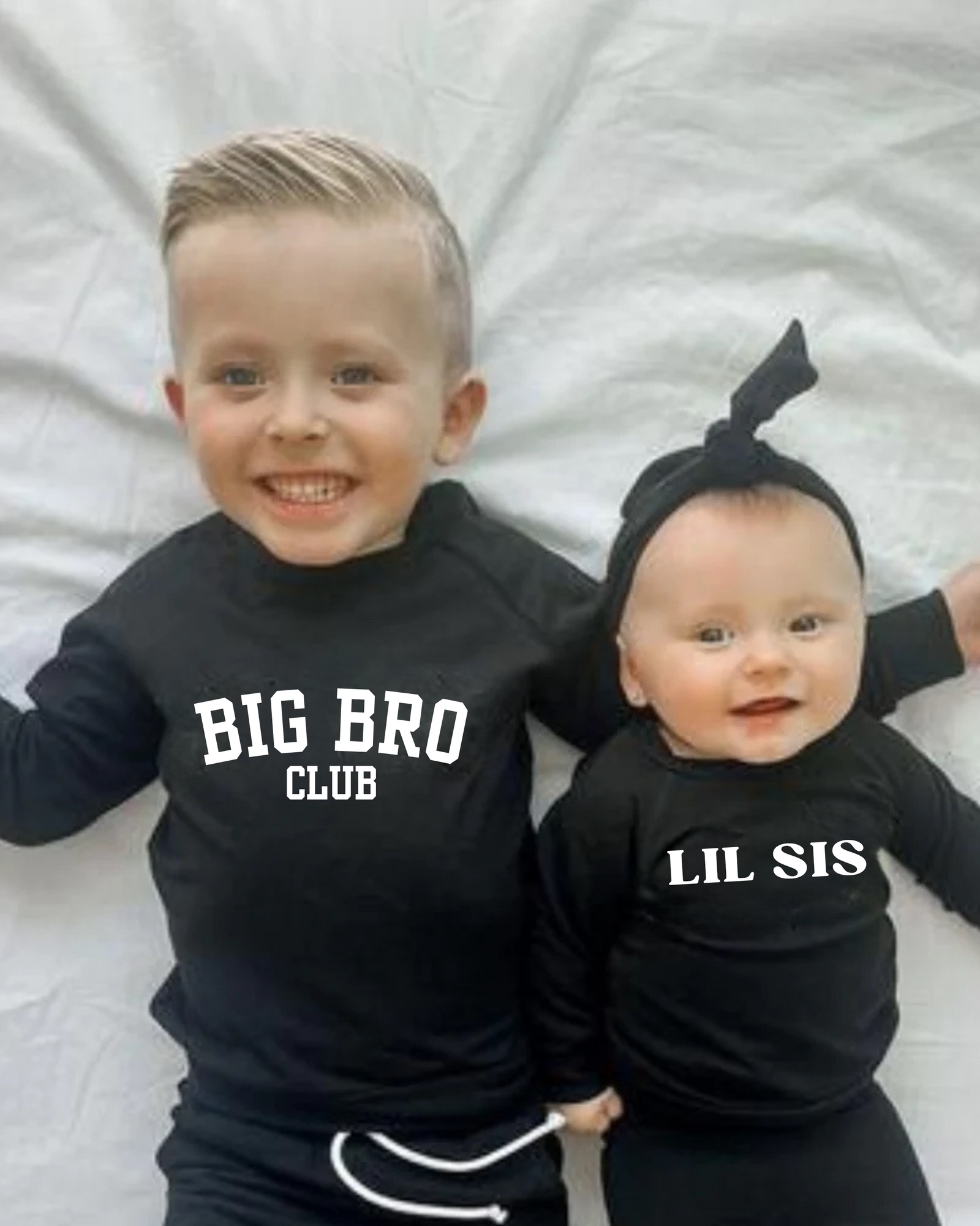 Lil & Big Sis Crewneck - Posh & Cozy