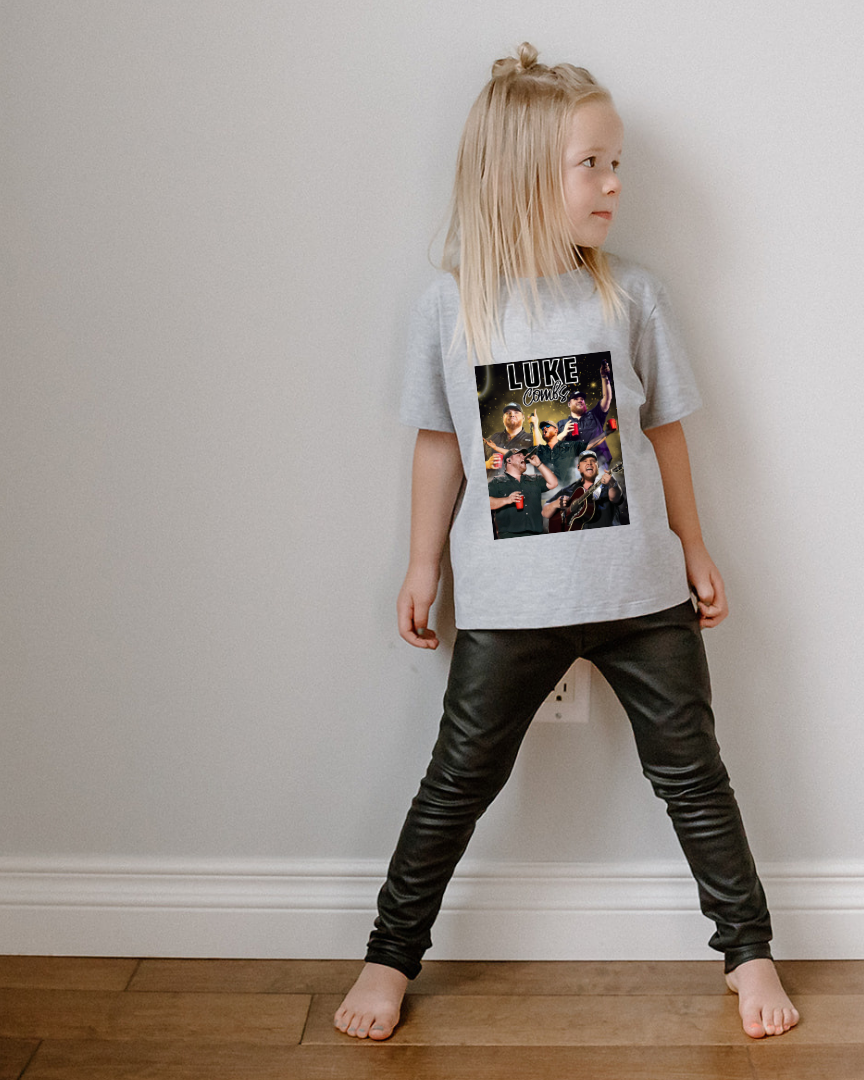 Luke Combs Band Tee Shirt Youth - Posh & Cozy