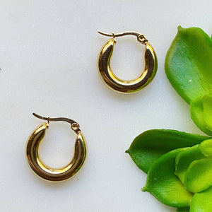 Sienna Huggie Hoop Earrings - Posh & Cozy