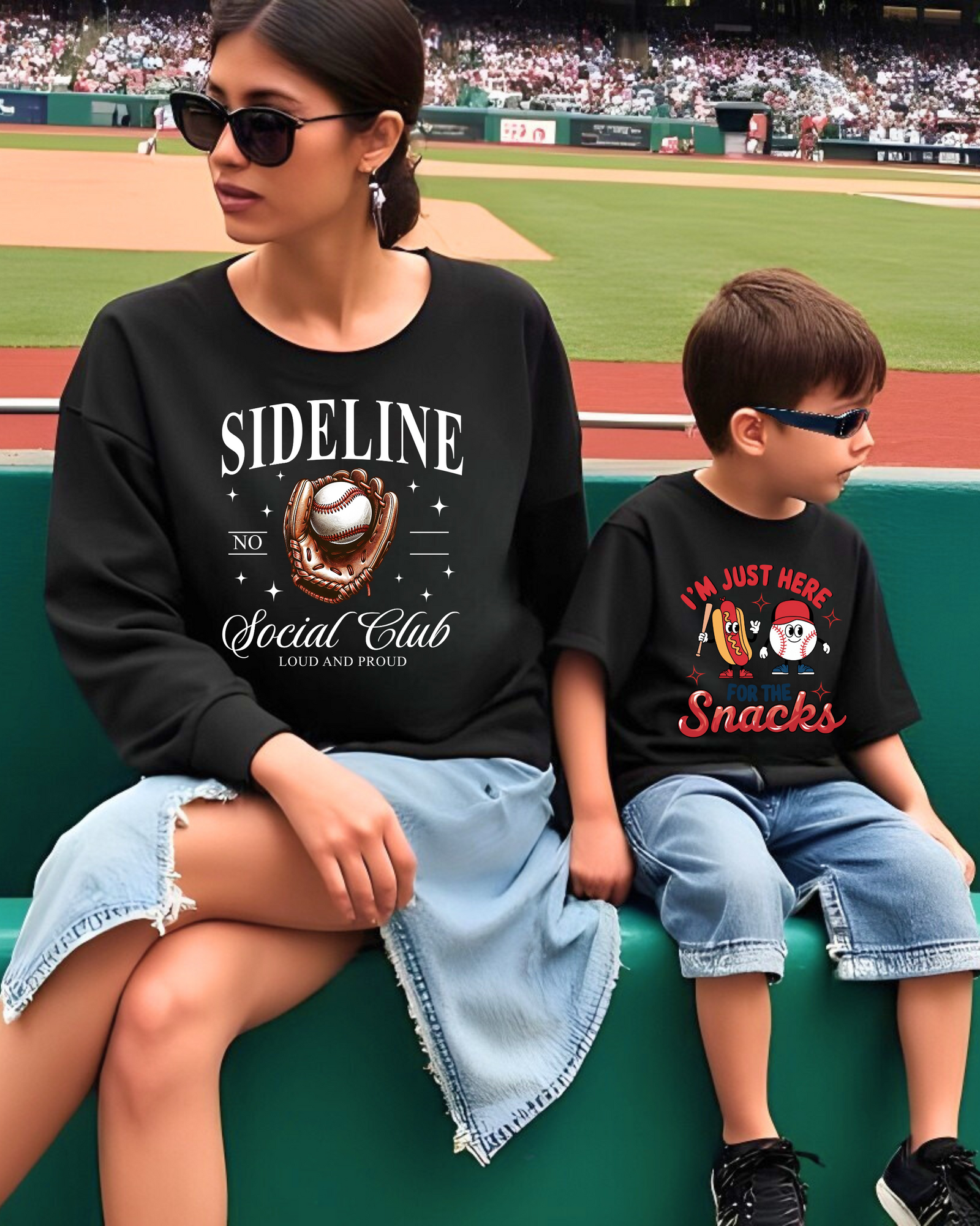 Softball Club Women's Crewneck - Posh & Cozy