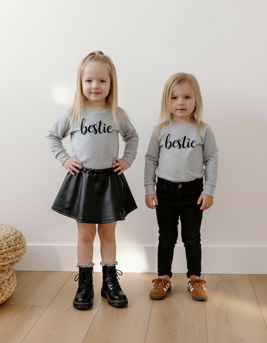 Bestie Cursive Crewneck