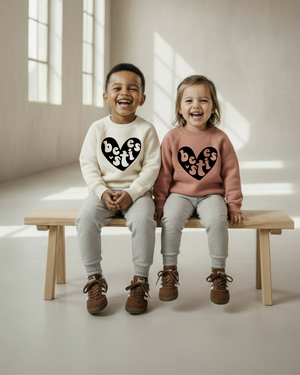 Bestie Heart Youth Crewneck