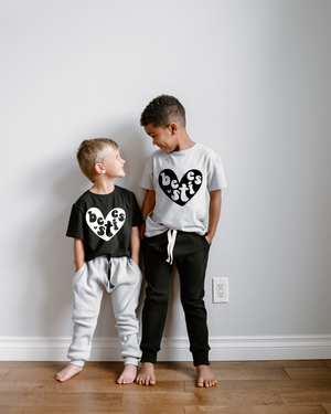 Bestie Heart Youth Tee Shirt