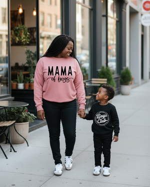 Mama of Boys Women's Crewneck