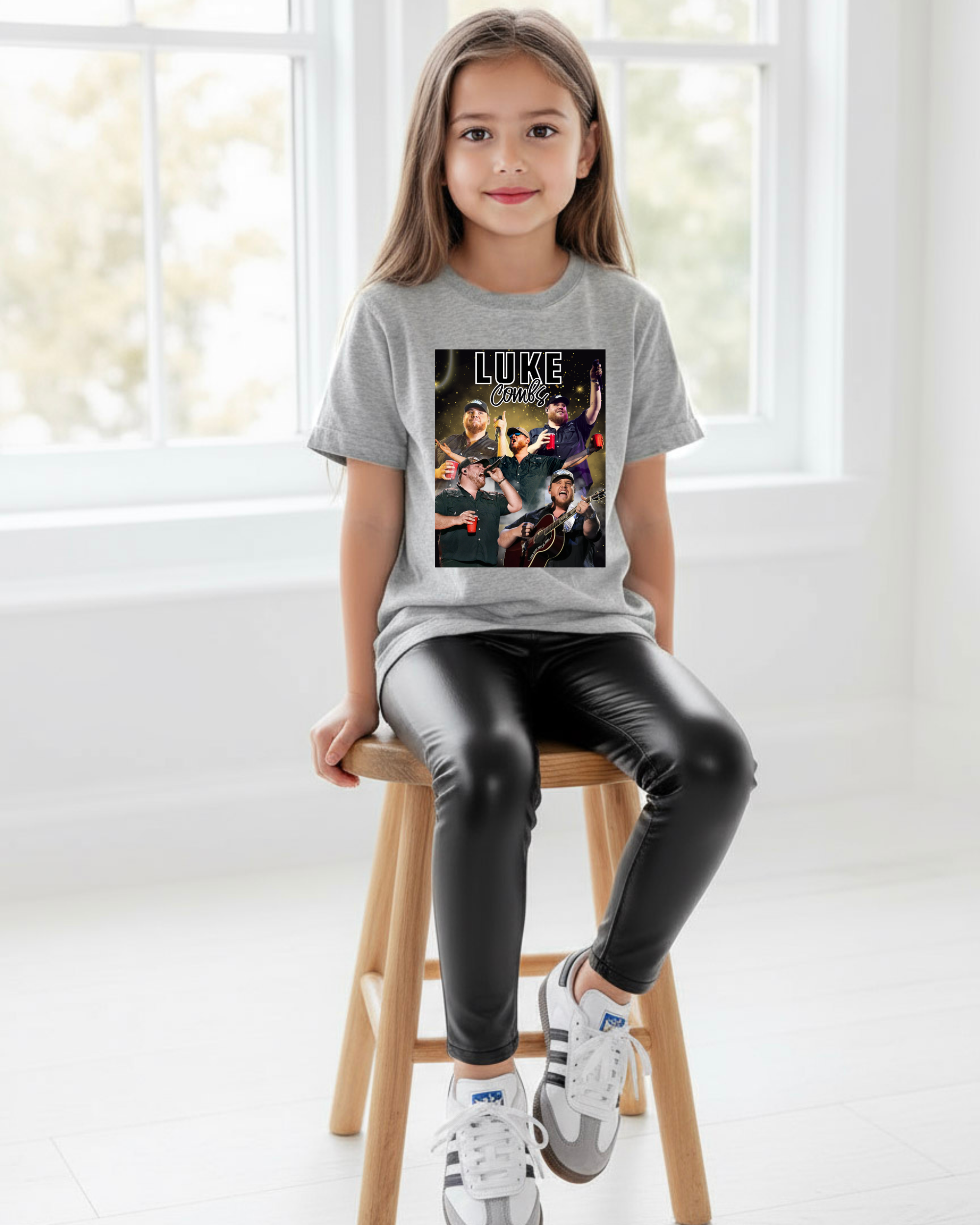 Luke Combs Youth Band Tee Shirt