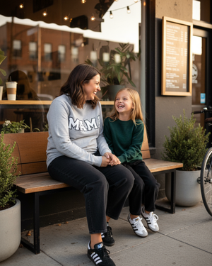 Mama Patch Women's Crewneck