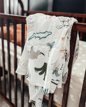 Muslin Cotton Swaddle Blanket - Posh & Cozy