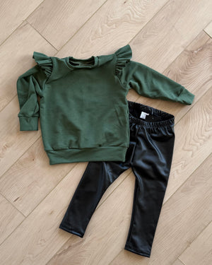 Faux Leather Legging Youth