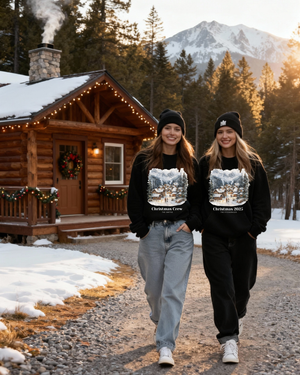 Christmas Village Custom Women's Crewneck