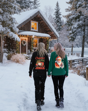 Vintage Santa Women's Crewneck