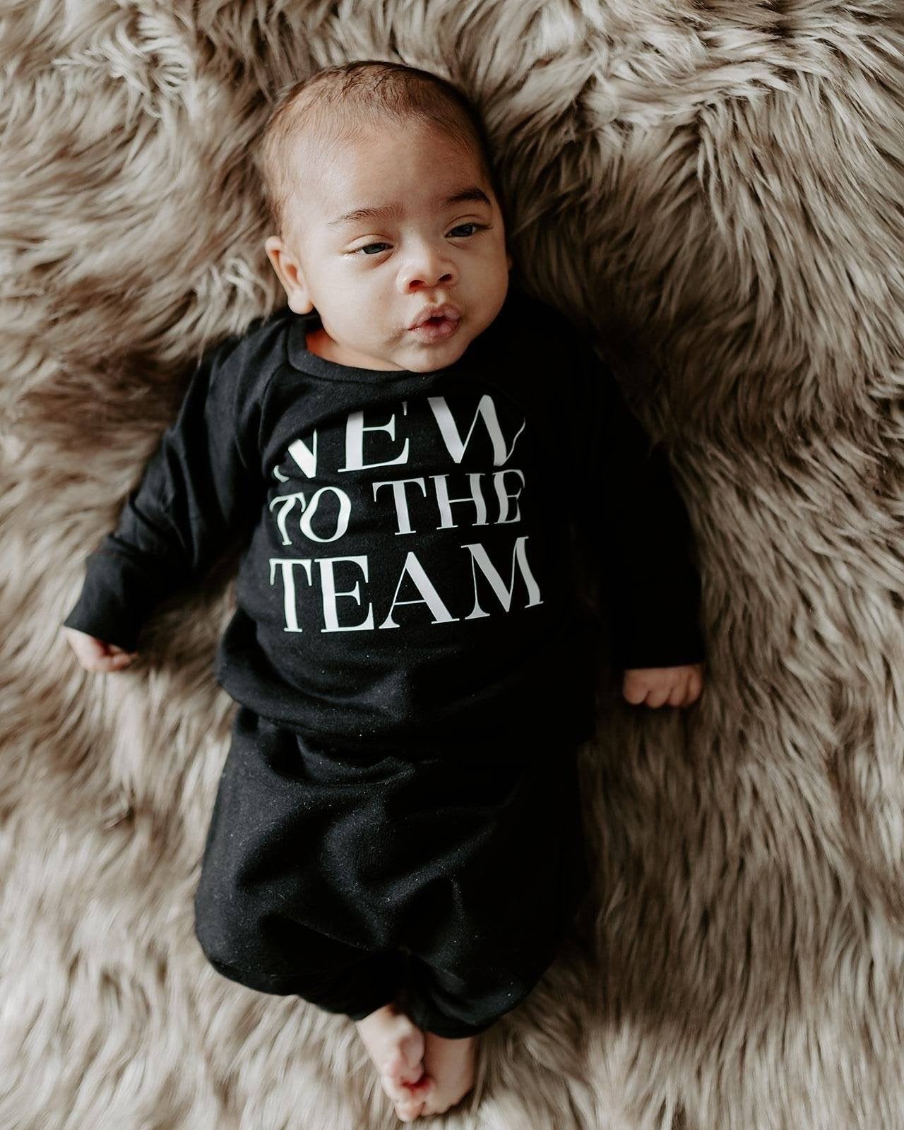 New To The Team Crewneck - Posh & Cozy