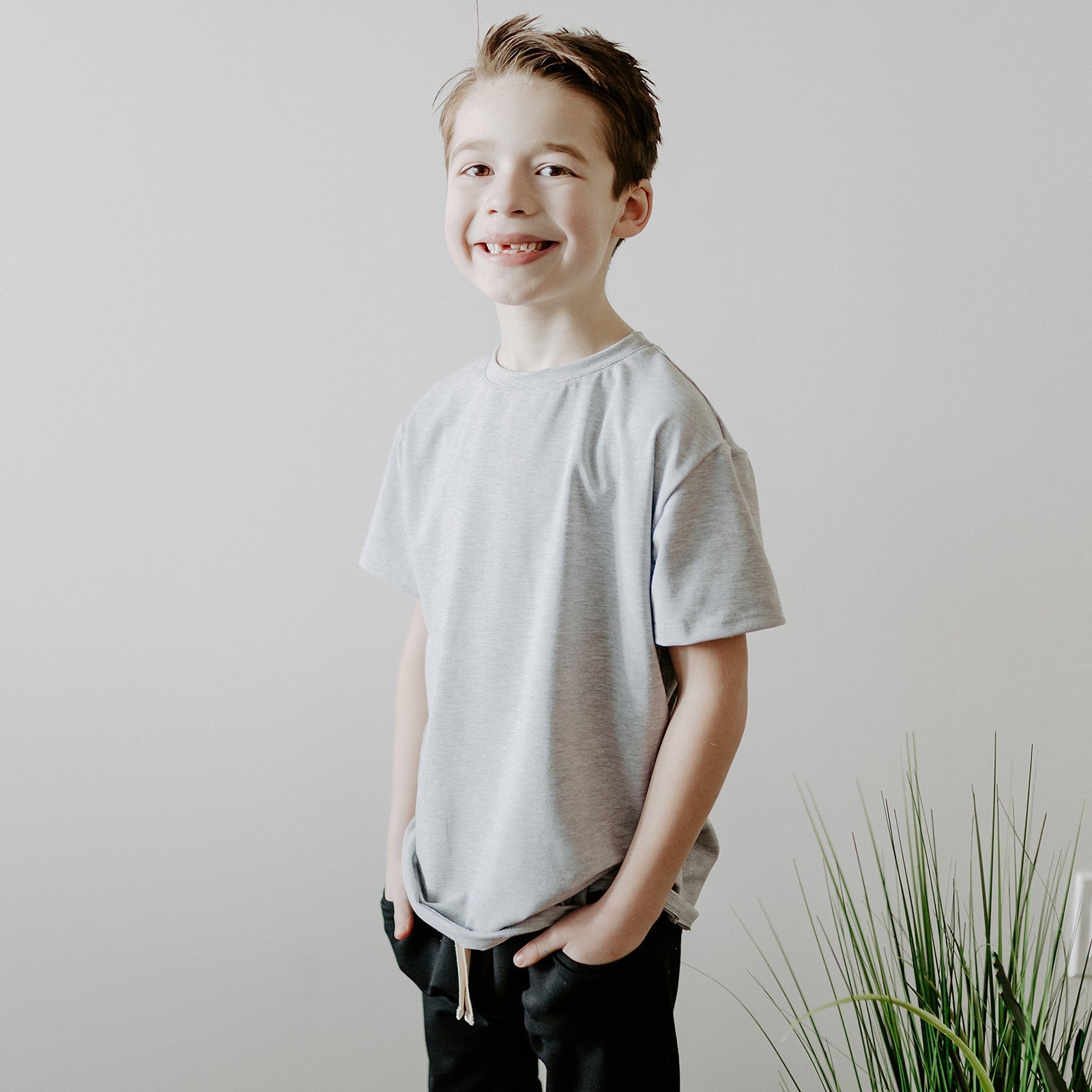 Basic Tee Shirt Youth - Posh & Cozy