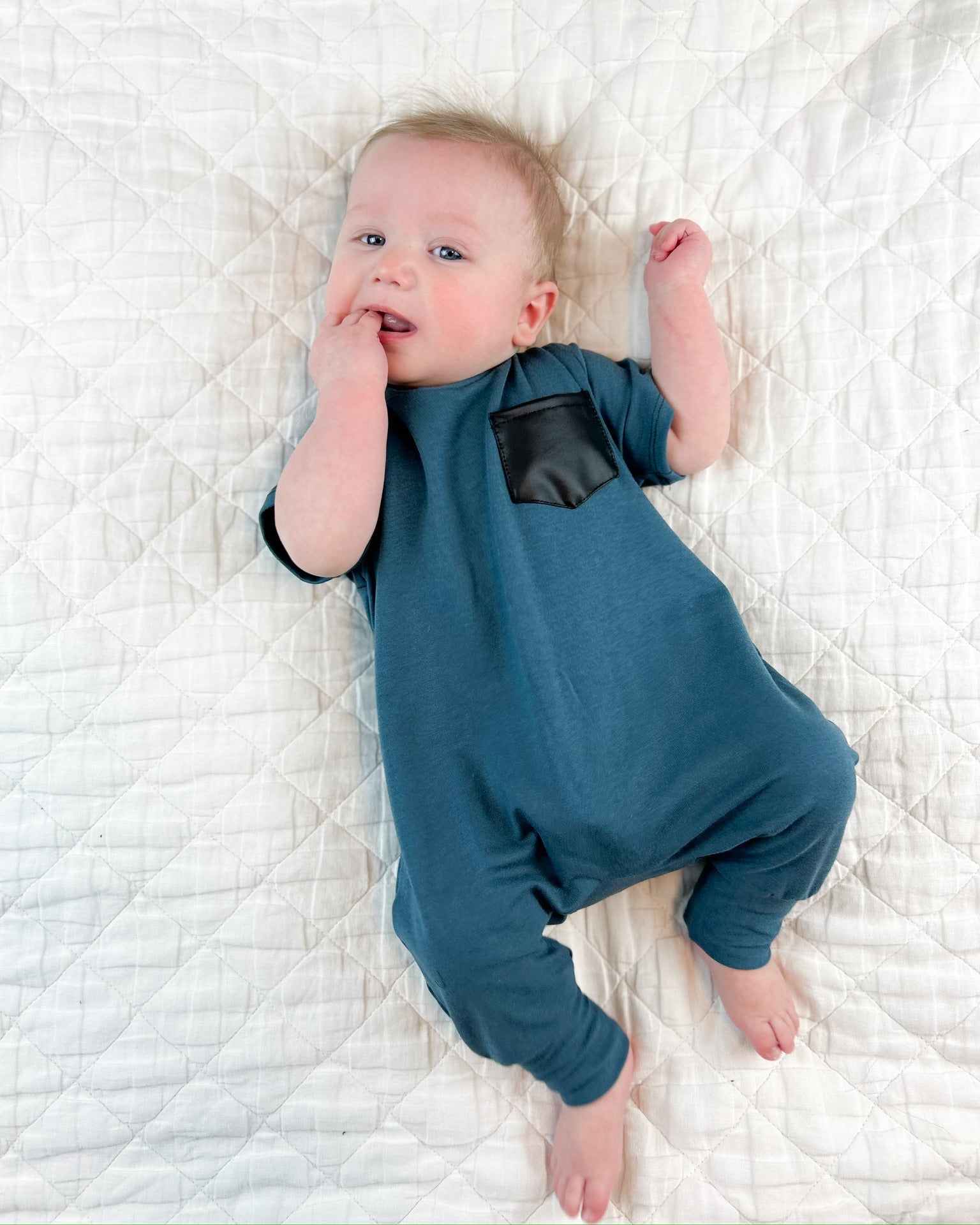 Beau Pocket Romper - Posh & Cozy