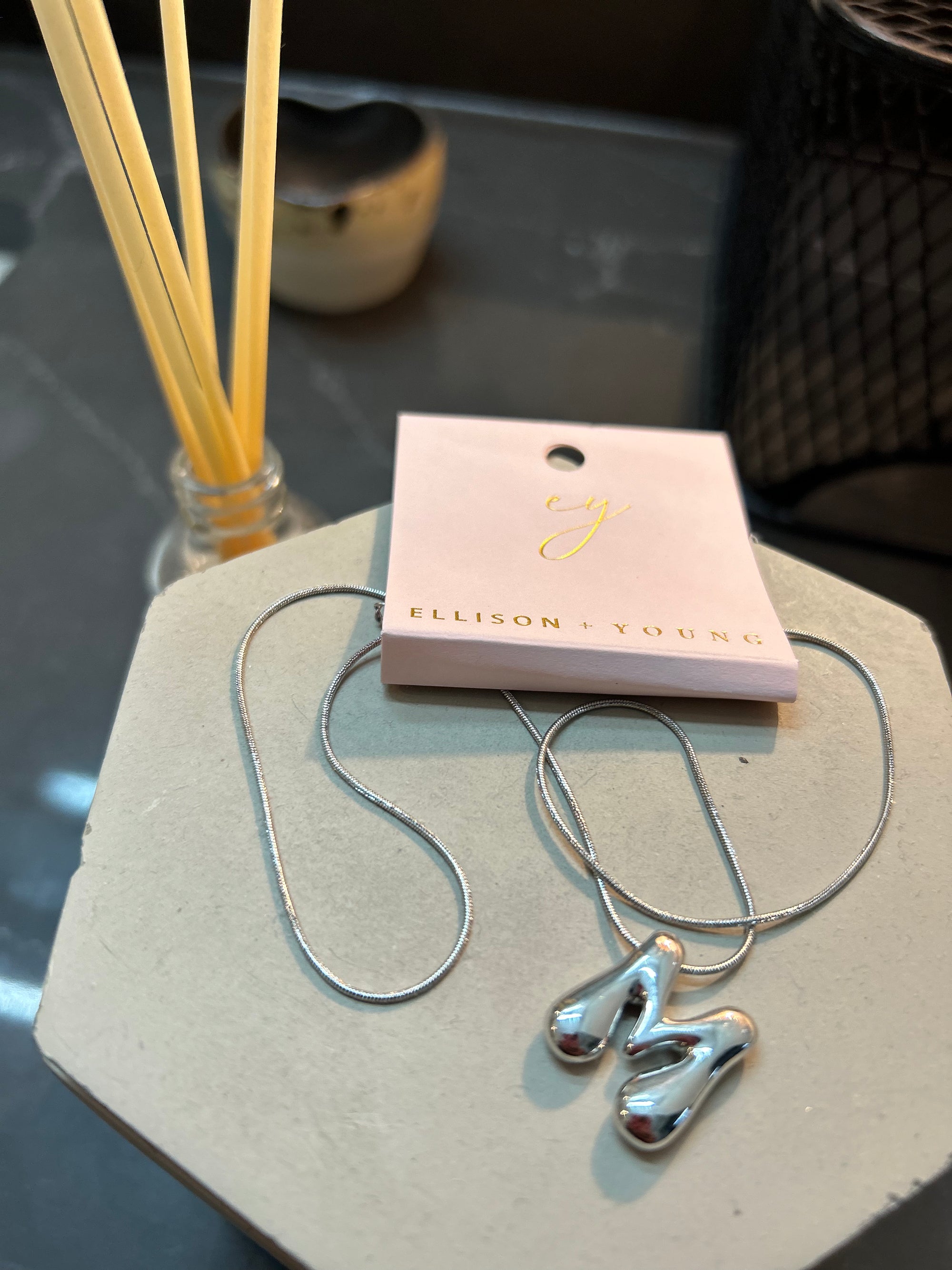 Balloon M Necklace - Posh & Cozy