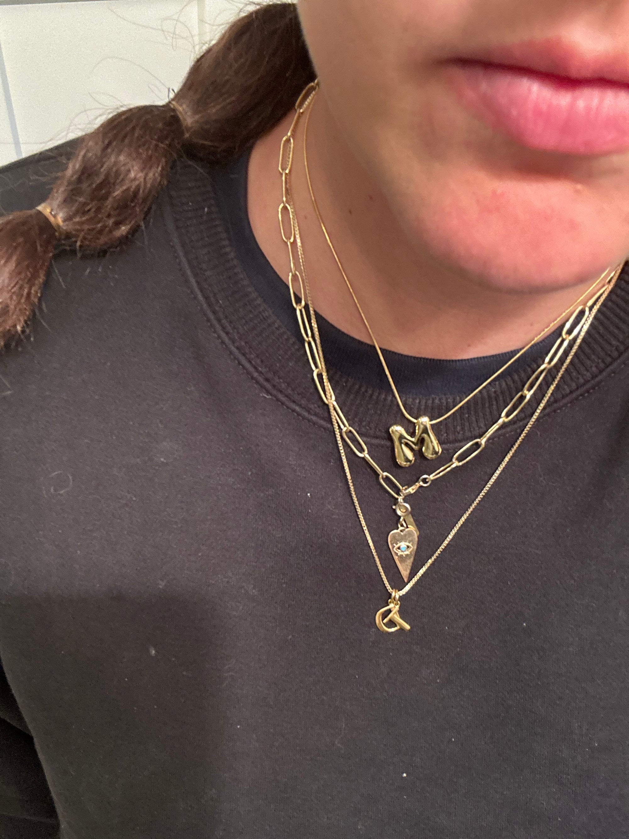 Balloon M Necklace - Posh & Cozy