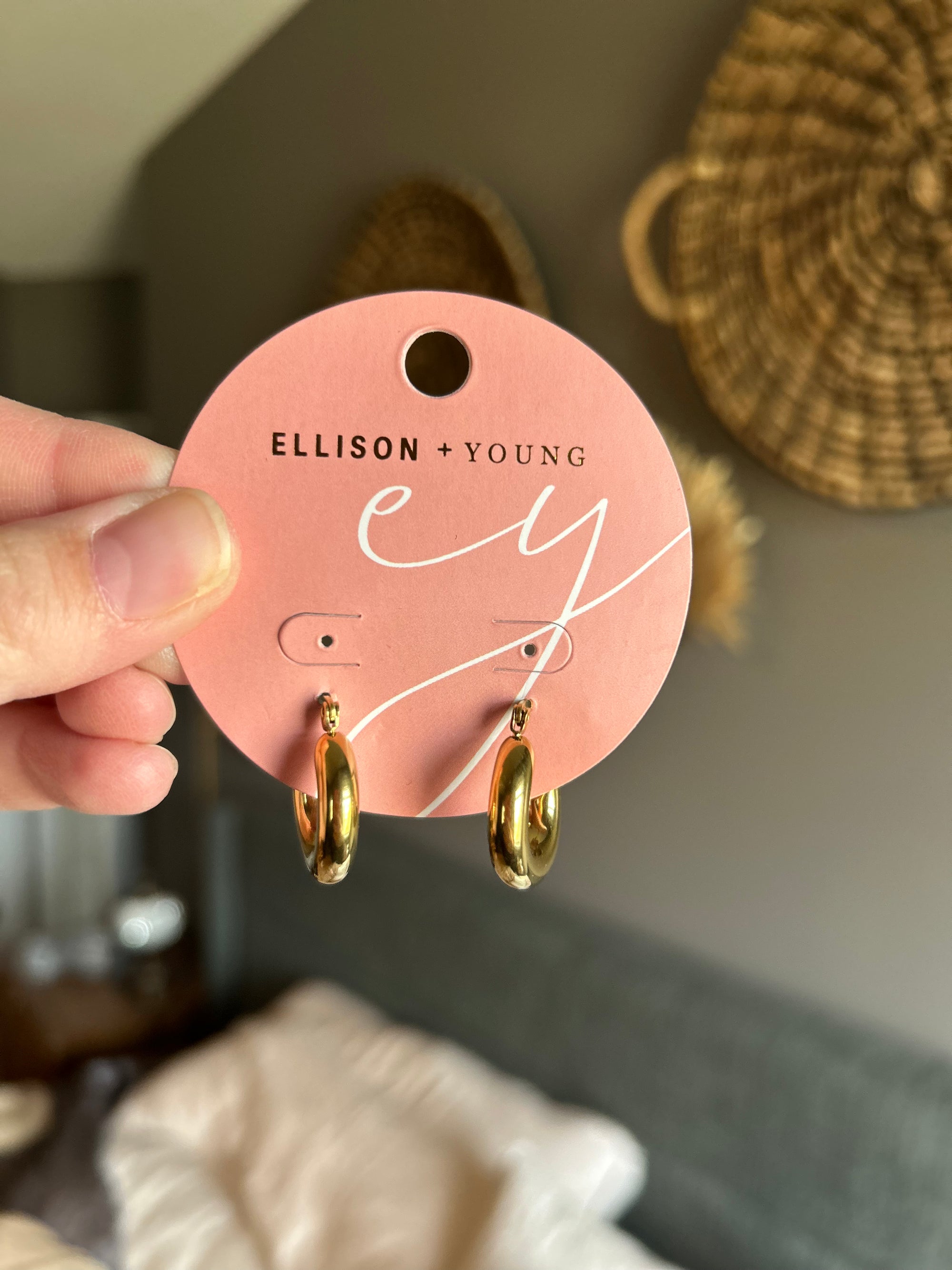 Gold Huggie Hoops - Posh & Cozy